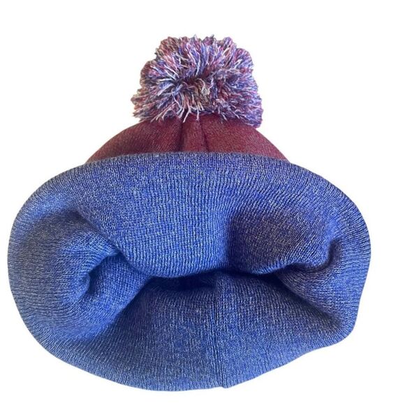 Verdict Knit Pom Beanie Red White Blue Stars NWOT - Picture 4 of 10